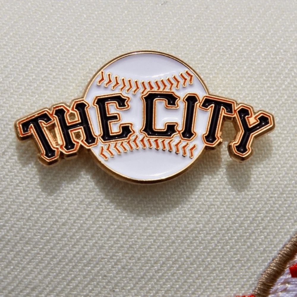 San Francisco Giants City Enamel Pin Bayfitteds SF Bay Area